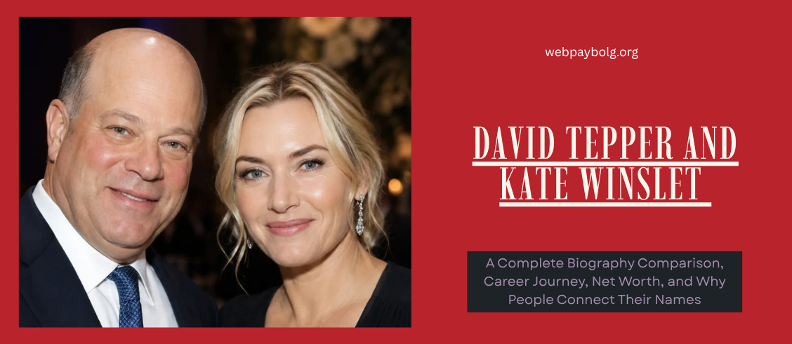 David Tepper and Kate Winslet